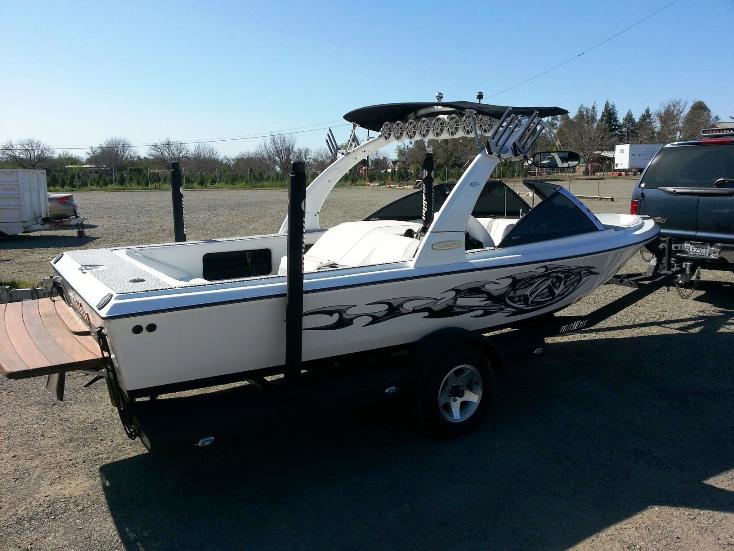 83 Malibu Skier after final makeover by James Delta Boat Repair